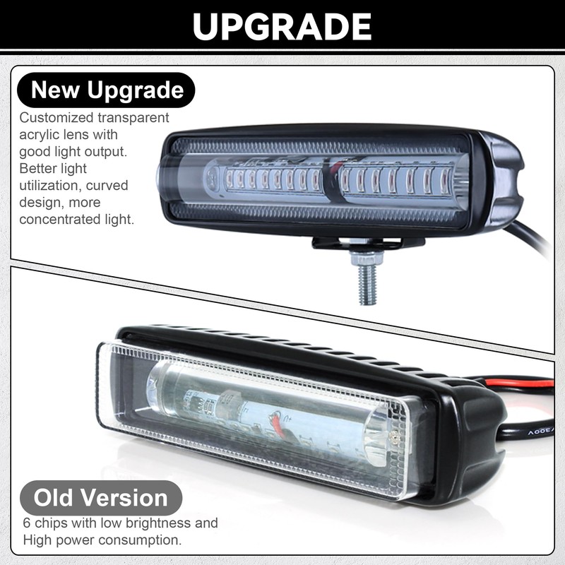 30W LED Forklift Warehouse Warning Truck Safety Light DC 12-80V