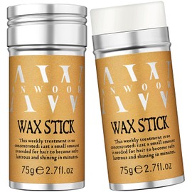 AnWoor Hair Wax Stick, 2PCS - Wax Stick For Hair Slick Back Stick For Hair Fly Away & Edge Frizz, Easy to Absorb & No White Chips & No-Greasy & Frizz Hair