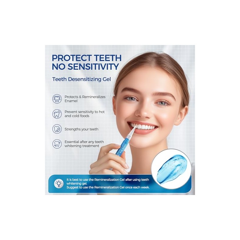 【Kit de blanqueamiento dental】: Consiga una sonrisa más brillante con