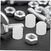 VILLFUL 150pcs Plastic Dowel Inserts for Cabinet Hinge Repair Threaded