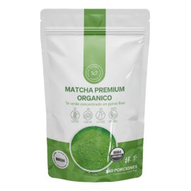 Té Matcha Premium Orgánico Fujiro Origen Japonés 70 Gramos, Rendimiento 140 Porciones, 100% Natural, Sin Azúcar