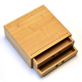 Puer Tea Box Pallet 2 Layer Bamboo Storage Box