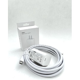OMNIHIL Wall Charger+USB-C to USB-C Cable Compatible with Bose QuietComfort 45 Headphones - 5FT