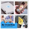 PPD PPD 10xA4 Inkjet PREMIUM Vinyl Aufkleberfolie Bedruckbar, Weiß, Glänzend,