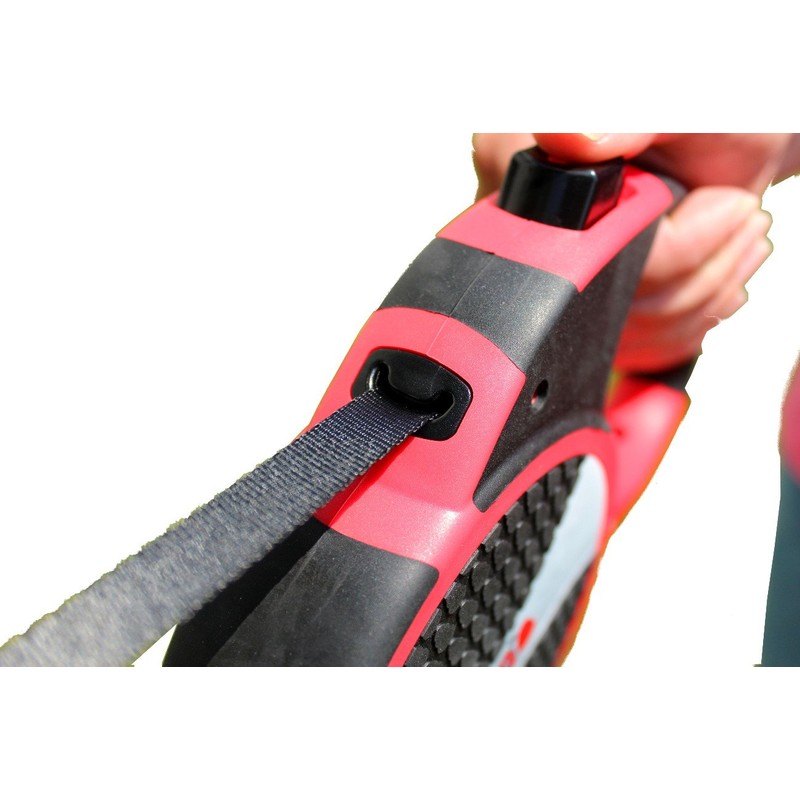 Alcott Kong Ultimate Retractable Dog Leash, Extra Large, Grey, 16'