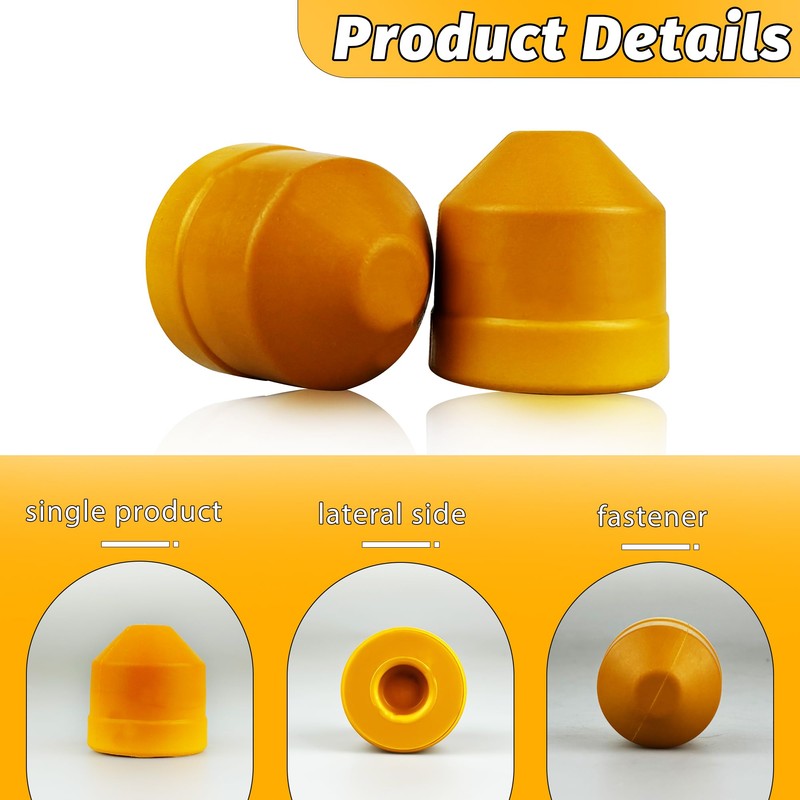 Yukauto Front Bump Stops Front Suspension Jounce Fit for 2004-2012