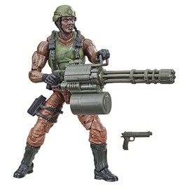 Hasbro G.I. Joe Classified Series Heavy Artilery Roadblock Action Figure 28 Collectible Premium Toy 6-Inch-Scale with Custom Package Art, F2846