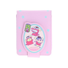 Sunstar Stationery Crayon Shin-chan x Sanrio Characters Pouch, Freestanding, Pink S2332906
