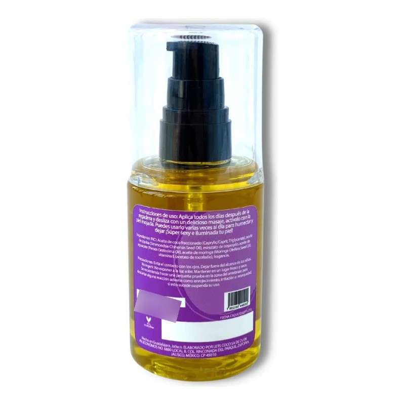 Kit Anti Celulitis Y Estrías- Tarro Smooth+violeta Body Oil Dulce