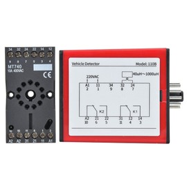 ZIZEV Sensor del Detector del Lazo del Detector del Vehículo para la Puerta de la Puerta, Detector de Tierra del Lazo del Sentido Inductivo