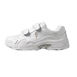 Ped-Lite Men's Neuropathy Athletic Shoe - Austin White|Strap|8M