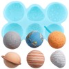 Space Planet Silicone Molds Planet Meteorite Fondant Mold