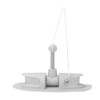 Alomejor Kayak Paddle Holder Universal Canoe Rudder Lock Patch Paddle
