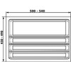 Kitchen insert drawer. Adjustable. 54cm width.