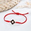 JENDEAR SHINE Clover Bracelet for Women, Hand Braided Rope Clover