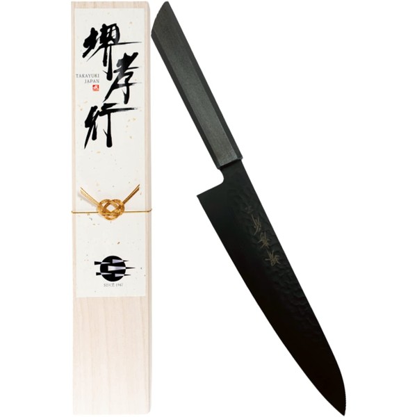 Takayuki Sakai [Knife Brand Loved by Professional Chefs], Okuro Gyuto Knife, 8.3 inches (210 mm), V-Gold No. 10, vg10, All-Purpose Knife, Aoki Hamono Seisakusho (Model No. r21003)