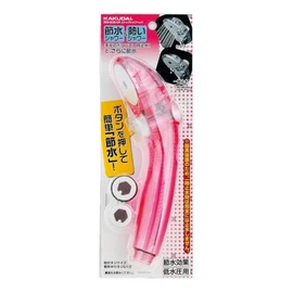 Kakudai 356-805-CR Stop Shower Head, Clear Red