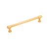 160 mm Center-Center Style Cabinet Pull, Brushed Gold Brass
