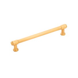 160 mm Center-Center Style Cabinet Pull, Brushed Gold Brass