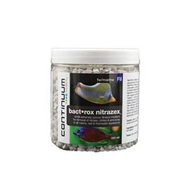 Continuum Aquatics Bact Rox Nitrazex – Small Porous Filtration Media to Remove Nitrates, Nitrite, and Ammonia in Reefs, Marine Saltwater and Freshwater Aquariums, 250-ml
