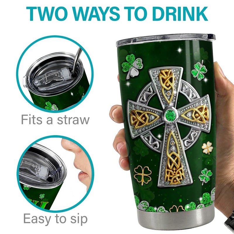 SANDJEST Tumbler for Irish people