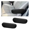 Augeny 2 PCS Car Front Seat Armrest Covers, Soft Elastic