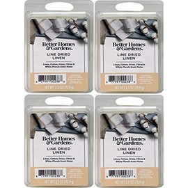 Better Homes and Gardens Line Dried Linen Scented Wax Cubes - 4-Pack