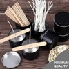 DINGPAI 100pcs Cotton Candle Wicks, 6 inches Low Smoke Pre-Waxed