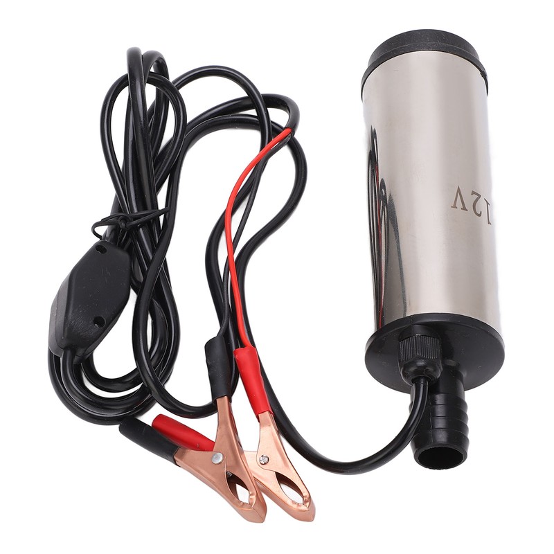 DC 12V Mini Refueling Pump with Filter Stainless Steel Diesel