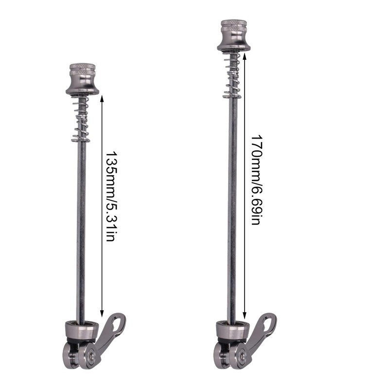 2pcs Bike Quick Release Skewers Bike Front Rear Skewer Accessory