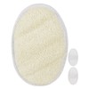 NOLITOY 3pcs Exfoliating Loofah Pads for Bath Scrubbers Loofah Scrubber