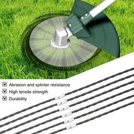 yotutun Pack of 20 trimmer lines for Bosch F016800431, replacement trimmer line, grass trimmer thread, extra strong cutting thread for AFS 23-37 electric brush cutter, brush cutter, 37 cm × 3.5 mm