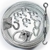 30m Catenary Overhead Wire Rope Kit – Galvanised Steel Cable/Line