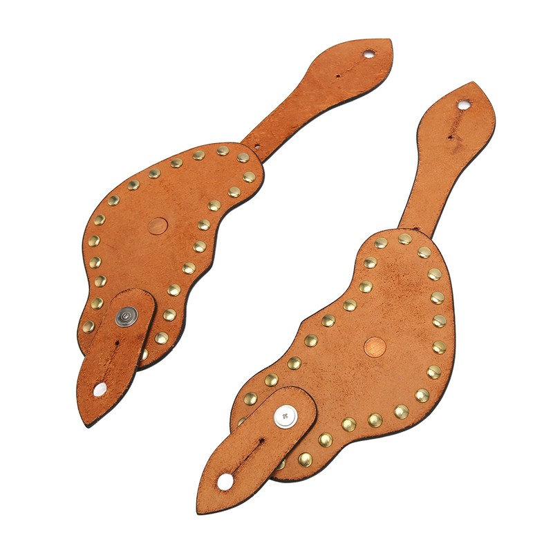 Spur Strap Artificial Leather Adjustable Western Spur Strap with Buckle