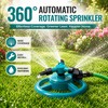 360° Rotating Garden Sprinkler for Lawn Watering – Automatic Water
