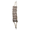 A & E Cages Natural Wood Rope Ladder Large