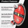 184mm Aluminum Cutting Circular Saw Blade - FOCSTOL 60 Tooth