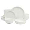 Gibson Home Oslo Porcelain Chip and Scratch Resistant Dinnerware Set,