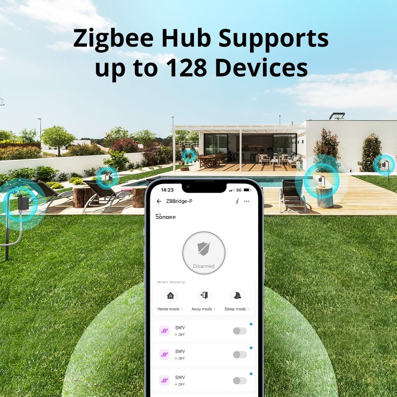 SONOFF Zigbee 3.0 Smart Irrigation Timer, Water Timer for Irrigation,