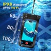 2 Pack Waterproof Phone Pouch with Adjustable Lanyard