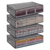 JF HOME BLISS 4 Pack Foldable Under-Bed Storage Boxes with