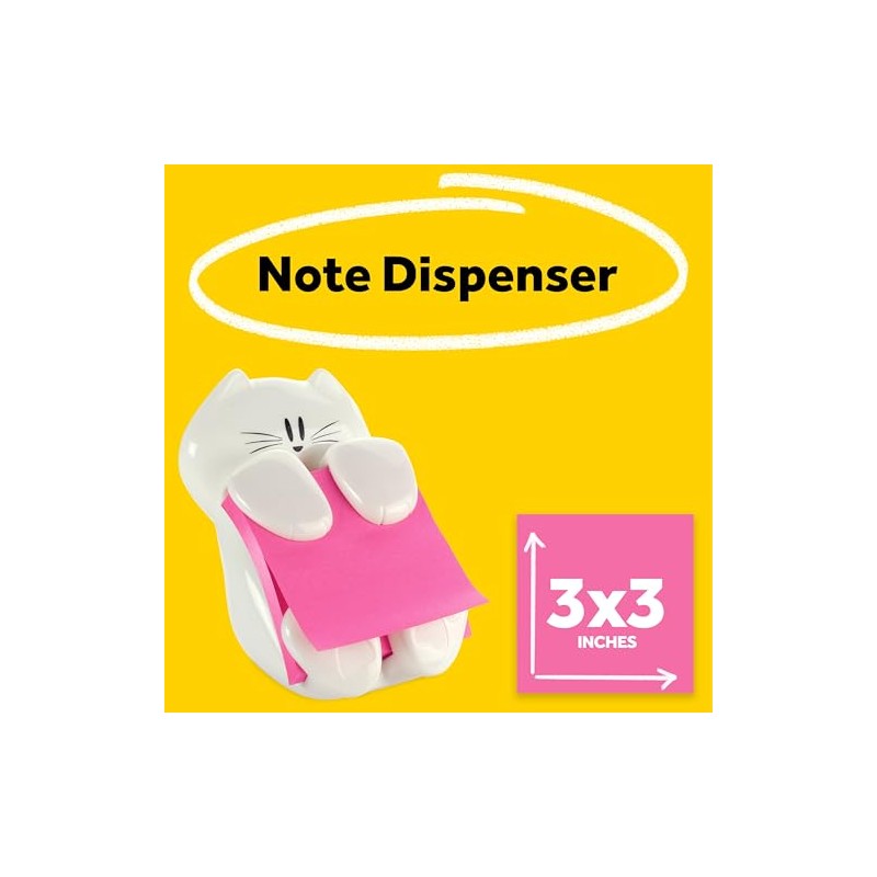 3M Post-it despachador de notas gato