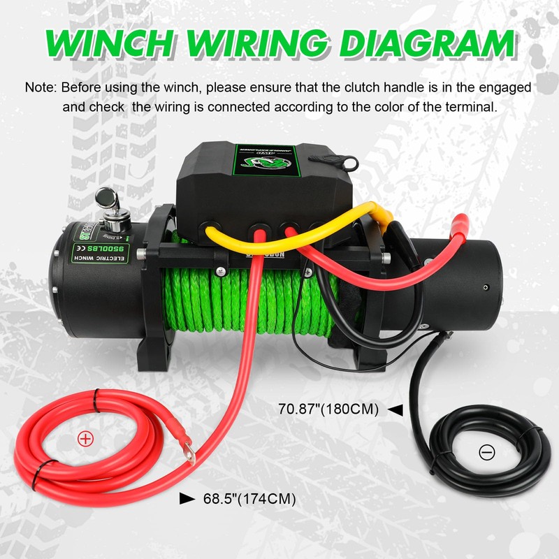 STEGODON Winch Control Box for 80000lbs to 13000lbs, Electric Winch