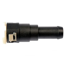 KarParts360 For Pontiac Grand Am/Montana 1999-2005 Heater Hose Connector | Plastic; Rubber | Black | Hose Barb End 1 | Quick Disconnect End 2 | 1 Piece Bypass | 2 Pieces End | For 15119175, 15139564
