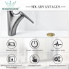 SINKINGDOM Garbage Disposal SinkTop Air Switch Kit with Stainless Steel