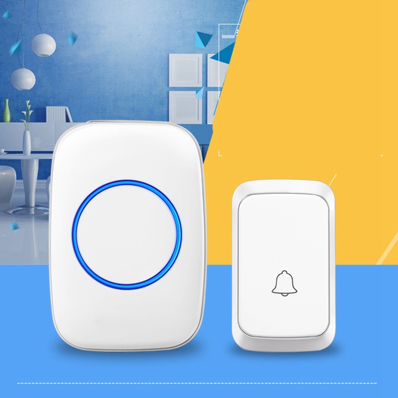 Smart Wireless Doorbell Waterproof Strong Penetration Security Doorbell for Home