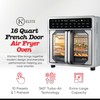 Kitchen Elite 16 Quart French Door Air Fryer Oven –