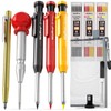 Nicpro 10 Pack Carpenter Pencils Mechanical, Construction Pencils with 21