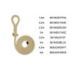 Kanirope® Kidpro Climbing Rope Polyhemp with Eye Splice, Length 1.6