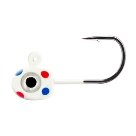 Northland Fishing Tackle Tungsten Flat Fry Panfish Jig for Ice Fishing & Fishing Crappie, Perch, & Bluegill, Wonderbread, 1/28 Oz Jig Head